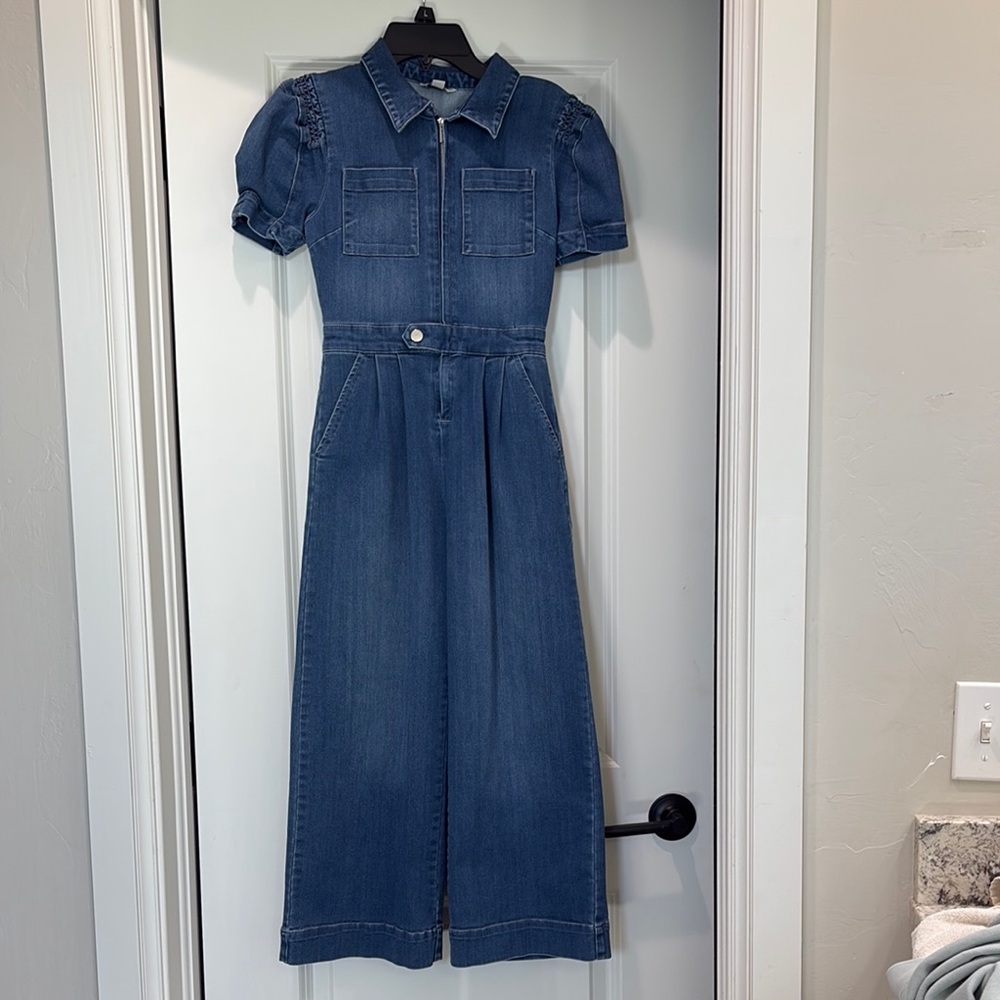 Girls Habitual Denim Jumpsuit